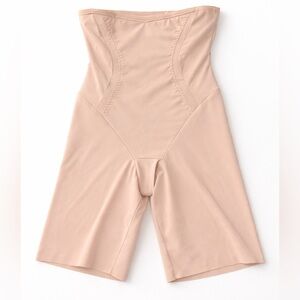 Nude High Waist Shapewear Shorts Tummy Control Body Shaper Smoothing Under Dress